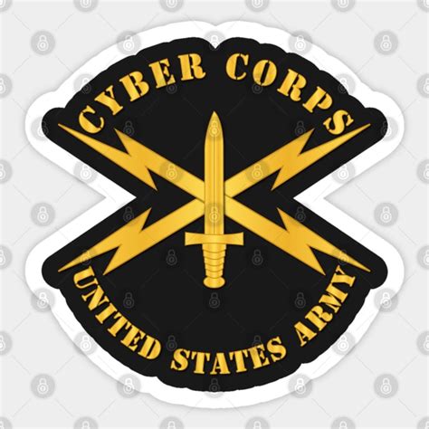 Army Branch Cyber Corps V1 Army Branch Cyber Corps V1 Sticker