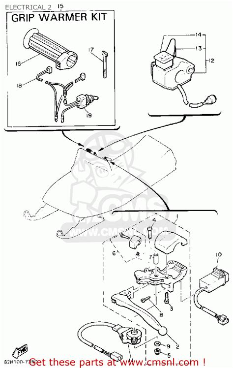 80kw262600 Grip Warmer Kit Yamaha Buy The 80k W2626 00 00 At Cmsnl