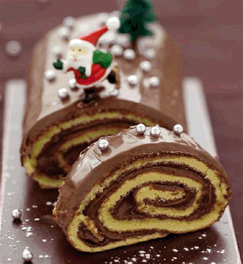 Recette De Bûche De Noël Roulée Au Nutella® La Recette Facile