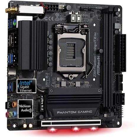 Asrock Intel Z Mini Itx Z Phantom Gaming Itx Ac