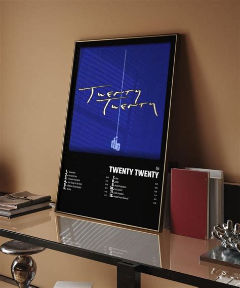 Djo Twenty Twenty Album Cover Poster Sold By Employe Druci Sku