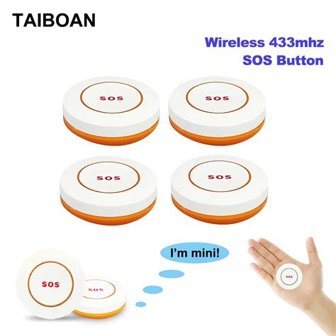 Taiboan Mini Round Shape Elderly Emergency Button Sos Wireless M