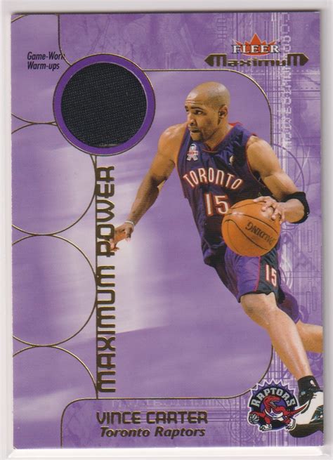 Yahoo オークション NBA VINCE CARTER 2001 02 FLEER Maximum Power