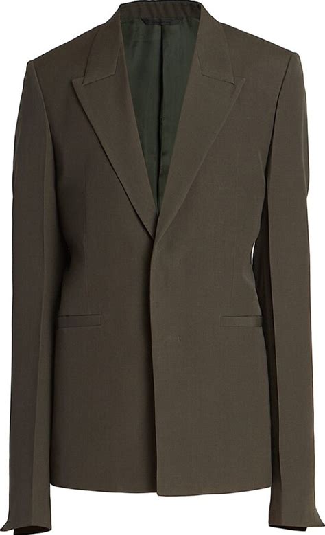 Givenchy Concealed Button Slim Fit Jacket Shopstyle Sport Coats And Blazers