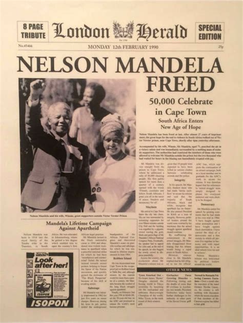 1990 Nelson Mandela We Have Waited Too Long For Our Freedom