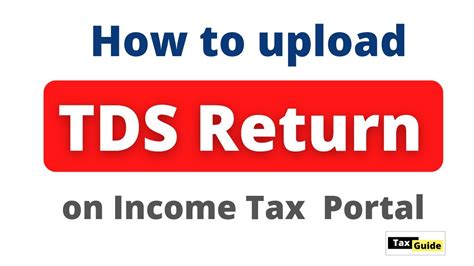 How To Upload Tds Return Online With Dsc How To Upload Tds Return On