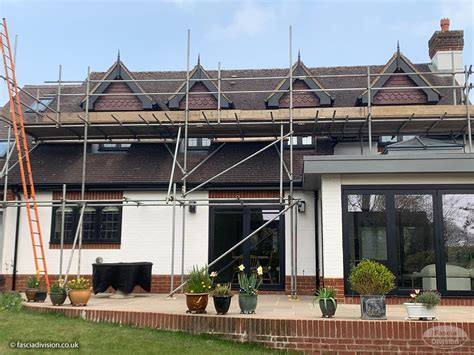 Upvc Black Fascias Soffits And Guttering Installers In Winchester