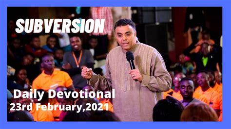 Subversion Dag Heward Mills Daily Devotional Daily Counsel YouTube