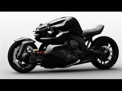 The Ostoure Super Naked Motorcycle Design Concept Single Shock