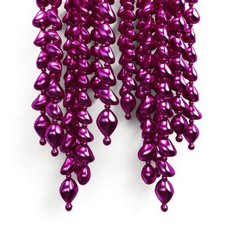 Premium Ai Image Vector Realistic Mardi Gras Beads