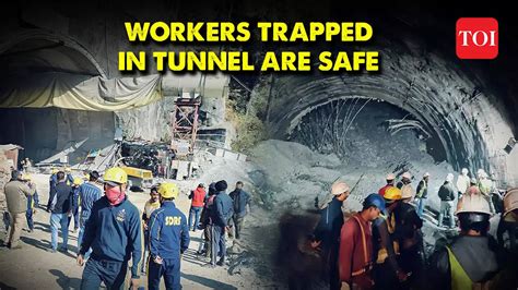 Uttarkashi Tunnel Collapse Contact Established With Trapped Workers