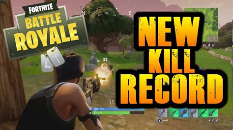 My New Kill Record Fortnite Gameplay YouTube