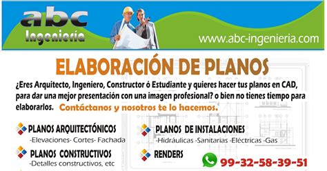 Abc Ingenieria Elaboraci N De Planos