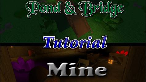 How To Make A Pond And Bridge Mine Roblox Theme Park Tycoon S1 E7