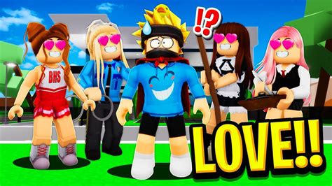 All Girls Fell In Love Me In Roblox Brookhaven Rp Youtube