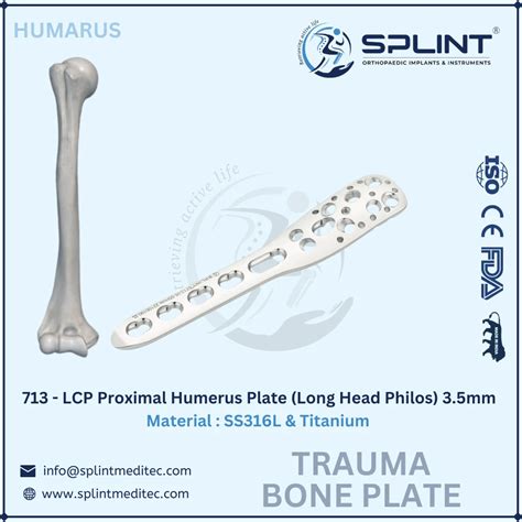 Lcp Proximal Humerus Plate Long Head Philos Mm At Rs Lcp