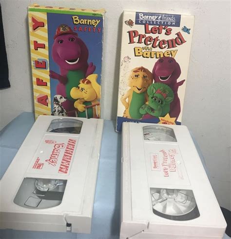 12 Vcr Vhs Lot Barney The Purple Dinosaur Grelly Usa