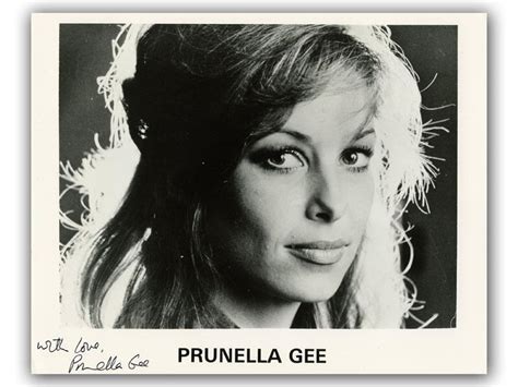 Prunella Gee Signed Photo