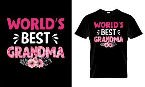 Worlds Best Grandma Tshirt Pregnancy Depression