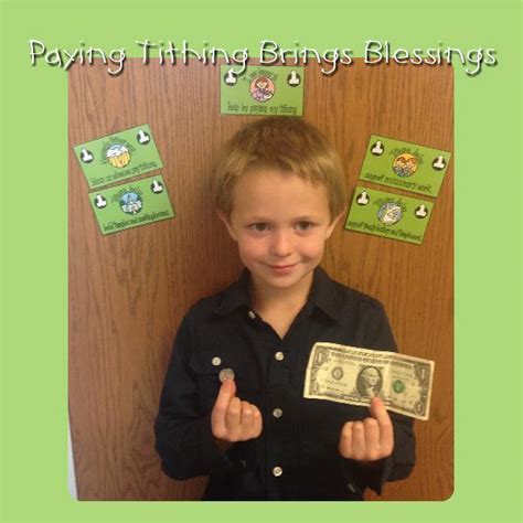 TITHING Lesson Lifesaver Activity: "Tithing Bills Match Game" for Come ...