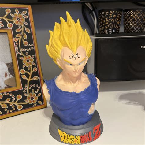 3D Print Of Majin Vegeta Bust By Mehdisabil