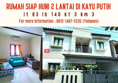 Dijual Cepat Rumah Siap Huni 2 Lantai Di Kayu Putih Luas 83mtr Dijual