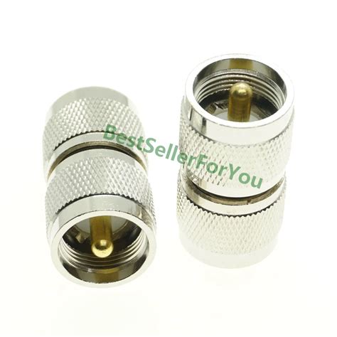 UHF PL 259 PL259 mâle à UHF mâle PL259 PL 259 Plug In Series RF ...