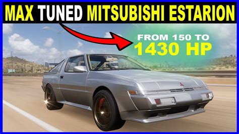 MAX TUNED Mitsubishi Starion ESI R Forza Horizon 5 Tuning To BREAK