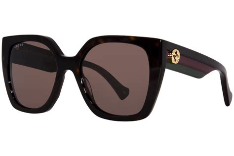 Gucci Gg1300s 002 Sunglasses Womens Havanabrown Square Shape 55 19 145