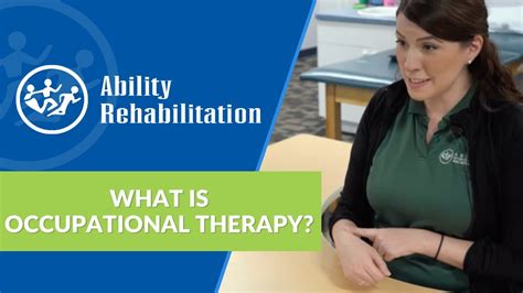 What Is Occupational Therapy Youtube