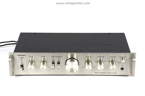 Toshiba SY 330 Preamplifier Phono Stereo Vintage Preamp