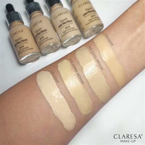 Claresa W Korektor I Podk Ad Kryj Cy Liquid Perfection Nude