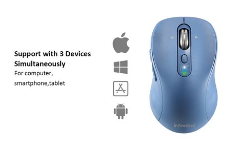 Infinmind Wireless Smart Fly Scrolling Mouse Computer Mice