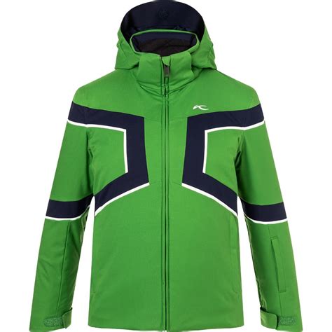 Kjus Speed Racer Ski Jacket Boys Green Leaf At Sport Bittl Shop