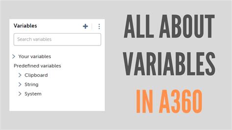 Variables In Automation Anywhere A360 You Should Know Rpafeed