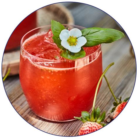 Basil Strawberry Lemonade Drink Recipes With Sun Orchard