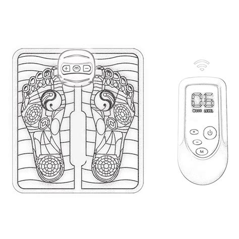 Smart Ems Foot Massager Pulse Acupuncture Massage Pad Stick Usb Charging Foot Massage Machine