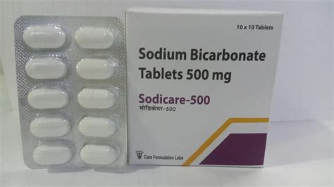 Sodicare Tablet Sodium Bicarbonate 500 Mg M Care Exports Exporter