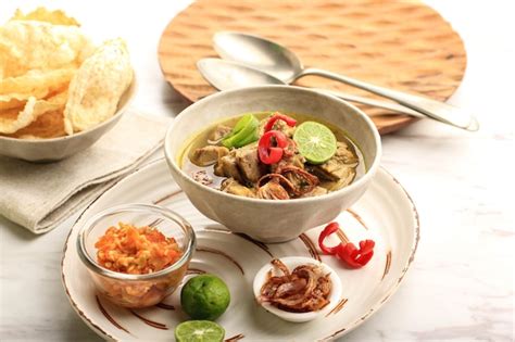 Premium Photo | Soto Sapi or Soto Daging, is an Indonesian Special Soup ...