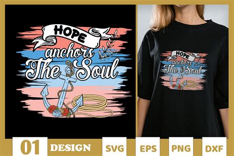 Hope Anchors The Soul Svg Graphic By Skinite Creative Fabrica