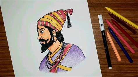 How To Draw Chhatrapati Shivaji Maharaj Step By Step Shivaji Maharaj