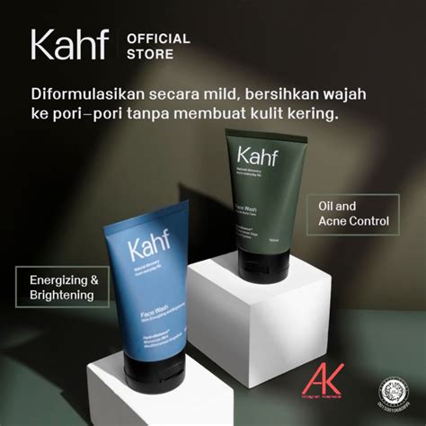 Jual Kahf Face Wash 100 Ml Skin Energizing And Brightening Oil And