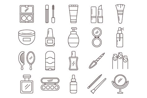 Cosmetics Vector Free Icon Set Graphicsurf