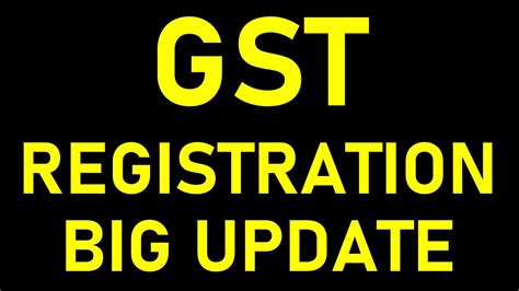 Gst Registration Big Update Gst Manual Revocation Of Canceled Gstin