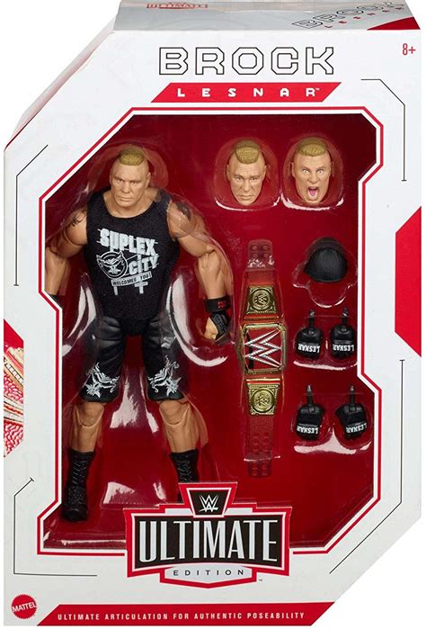 WWE Wrestling Elite Collection Ultimate Brock Lesnar 7 Action Figure ...