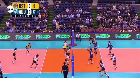 Adamson Vs UST Round 1 Highlights UAAP Season 85 Women S Volleyball