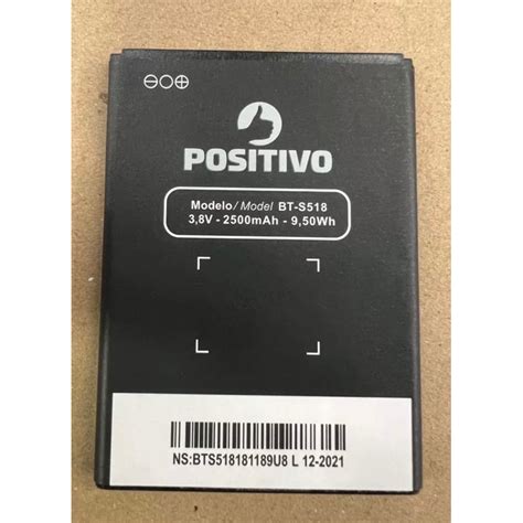 BATERIA POSITIVO TWIST 4 PRO ORIGINAL BT S518 IMEDIATO BATERIA ORIGINAL