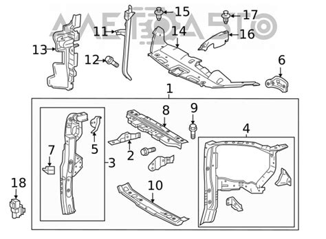 Кронштейн крыла правый Toyota Highlander 14 19 FP 7061 331 артикул