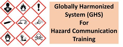 Globally Harmonized System Ghs For Hazard Communication Training