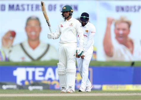 Usman Khawaja acknowledges his half-century | ESPNcricinfo.com